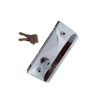 BELGA METAL - 0-647 510JD - FECHADURA BICO DE PAPAGAIO PARA JANELA COM RECORTE À DIREITA