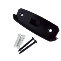 AL - TRA1504A PRETO - CONTRA-FECHADURA ALVENARIA PARA AL1520 - LINHA TRADICIONAL