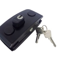 AL - TRA1520 PRETO - FECHADURA PARA PORTA DE ABRIR - LINHA TRADICIONAL