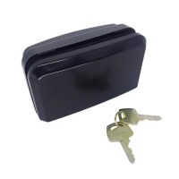 AL - CH3532 PRETO - FECHADURA PARA JANELA DE CORRER COM FURO - LINHA CAPA