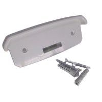 AL - CH3206 BRANCO - CONTRA-FECHADURA ALVENARIA PARA AL3210/AL3530/AL3532 - LINHA CAPA