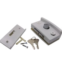 BELGA METAL - BELPLKIT12 BRANCO - KIT DE FECHADURA PARA JANELA VIDRO/ALVENARIA