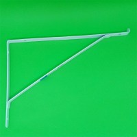 RAYCO - 14637 30CM - CANTONEIRA MÃO FRANCESA BRANCA P/VIDRO 30CM X 20CM X 14MM